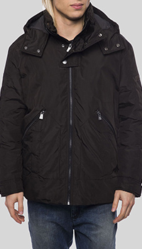 Черная куртка Trussardi Collection с капюшоном, фото