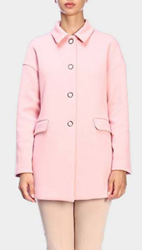 Рожеве пальто Emporio Armani, фото