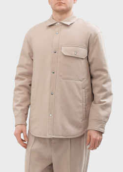 Куртка-рубашка Emporio Armani из смесовой шерсти, фото