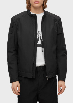 Водовідштовхувальна куртка Hugo Boss чорного кольору, фото
