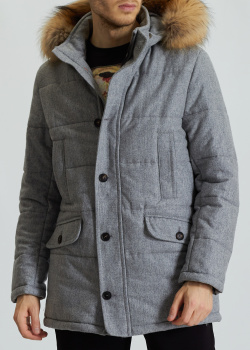 Вовняна куртка Waterville сірого кольору, фото