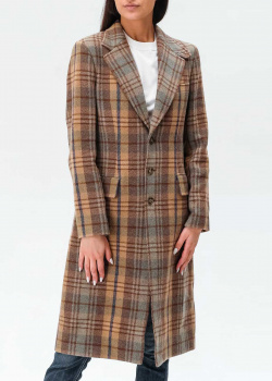 Вовняне пальто Polo Ralph Lauren у велику клітку, фото