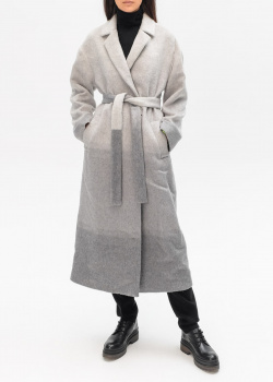 Длинное пальто Twin-Set из смесовой шерсти, фото
