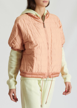 Помаранчева куртка Fabiana Filippi із сумішевого шовку, фото