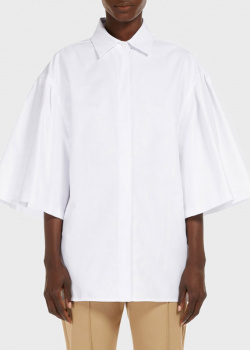 Біла сорочка Max Mara з пишними рукавами, фото