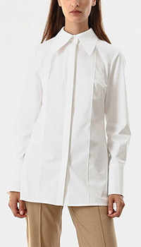 Бавовняна блуза Shako прямого крою, фото