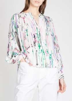 Шовкова блуза Isabel Marant з довгими рукавами, фото