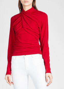Красная блузка Isabel Marant со складками, фото