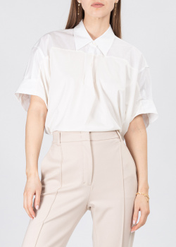 Рубашка с коротким рукавом Dorothee Schumacher белого цвета, фото