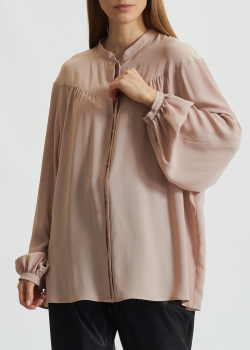 Блуза Luisa Cerano з плісованими деталями, фото