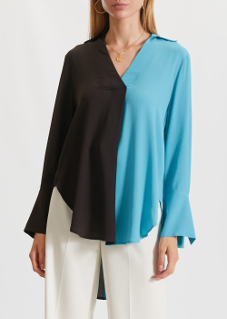 Двухцветная блуза Beatrice.B с шелком, фото