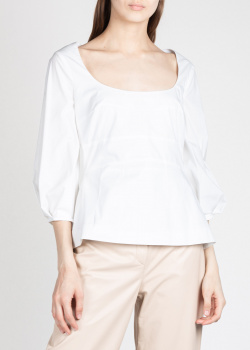 Белая блуза Brock Collection с пышными рукавами, фото