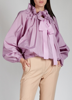 Розовая блузка Patou с рюшами, фото