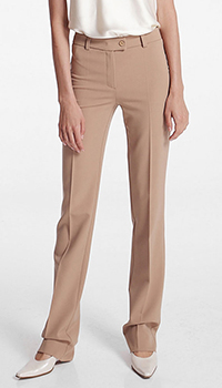 Классические узкие брюки Shako бежевого цвета, фото
