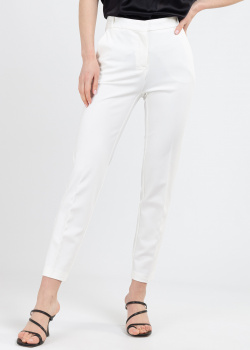 Белые брюки Pinko со стрелками, фото