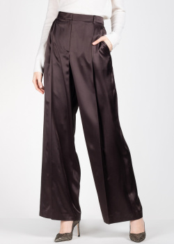 Шелковые брюки Nina Ricci со стрелками, фото