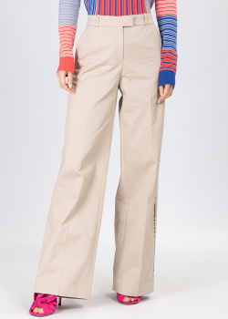 Широкие брюки Karl Lagerfeld из хлопка, фото