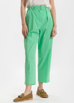 Широкие брюки Beatrice.B зеленого цвета, фото