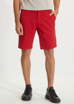 Шорти червоного кольору Harmont&Blaine із прорізними кишенями, фото