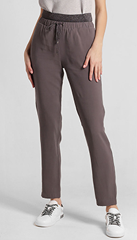 Прямые брюки D.Exterior коричневого цвета, фото