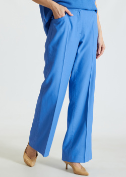 Широкі штани Luisa Cerano блакитного кольору, фото
