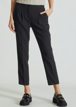 Укороченные брюки Luisa Cerano серого цвета, фото