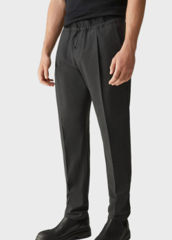 Темно-серые брюки Bogner James из смесовой шерсти, фото