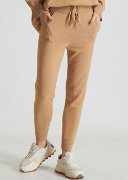 Кашемировые брюки Ermanno Scervino бежевого цвета, фото