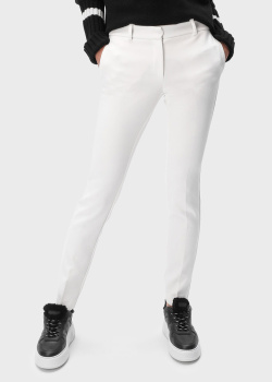 Зауженные брюки Ermanno Ermanno Scervino белого цвета, фото