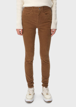 Вельветовые брюки Hugo Boss коричневого цвета, фото
