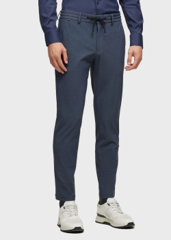 Мужские брюки Hugo Boss синего цвета, фото