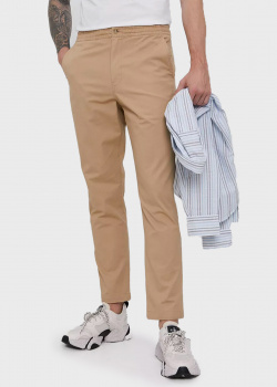 Брюки-чінос Polo Ralph Lauren бежевого кольору, фото