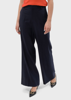 Шерстяные брюки Polo Ralph Lauren расклешенного кроя, фото