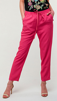 Брюки-чіноси Red Valentino рожевого кольору, фото