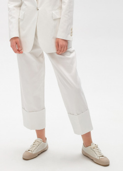 Широкие брюки Twin-Set со стрелками, фото