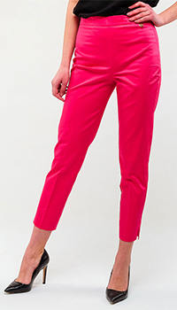 Розовые брюки Twin-Set укороченные, фото