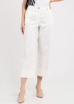 Прямі укорочені джинси Penny Black білого кольору, фото