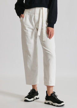 Широкие джинсы Pinko белого цвета, фото