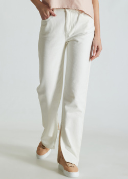 Белые джинсы Twin-Set с разрезами, фото