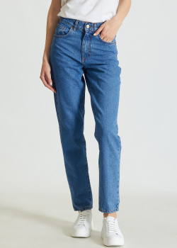 Синие джинсы Twin-Set с высокой посадкой, фото