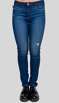 Сині джинси Love Moschino з кишенями у вигляді сердець, фото