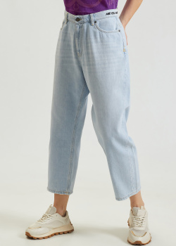 Укороченные джинсы Twin-Set Actitude свободного кроя, фото
