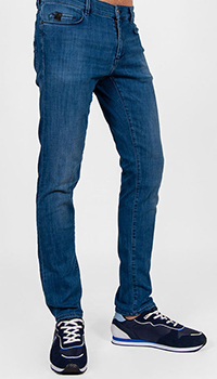 Джинси-скінні Trussardi Jeans у синьому кольорі, фото