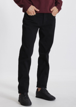 Черные джинсы Emporio Armani узкого кроя, фото