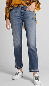 Укороченые джинсы Dorothee Schumacher с бахромой, фото