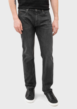 Серые джинсы Emporio Armani прямого кроя, фото