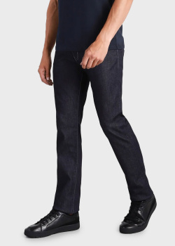 Темно-сині джинси Emporio Armani з контрастним рядком, фото