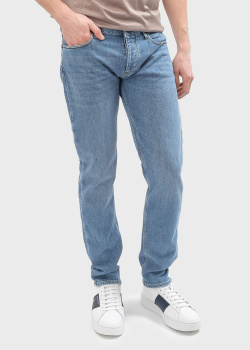 Чоловічі джинси Emporio Armani блакитного кольору, фото
