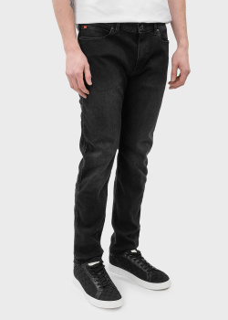 Зауженные джинсы Hugo Boss Hugo черного цвета, фото