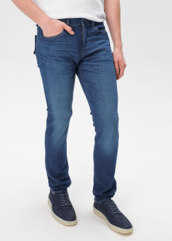 Мужские джинсы Hugo Boss синего цвета, фото